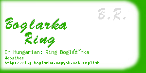 boglarka ring business card